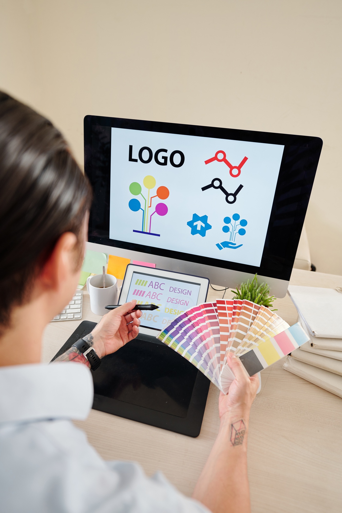Creating company logo